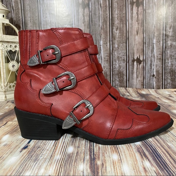 indigo rd yasmina western bootie